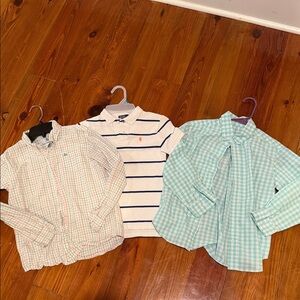 Kids Striped and Checkered Shirts Set